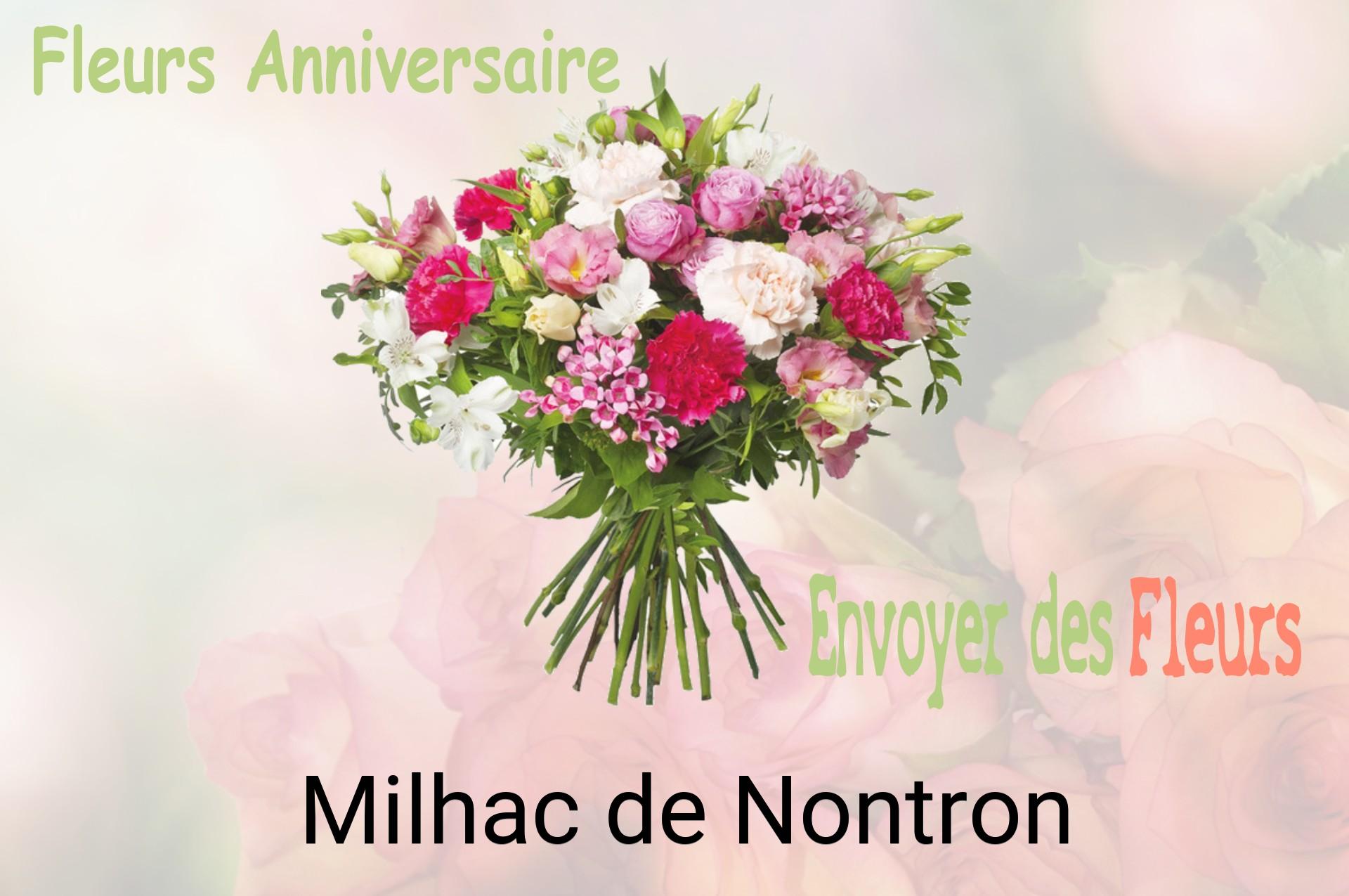 Bouquet de fleurs d’anniversaire livré à Milhac-de-Nontron