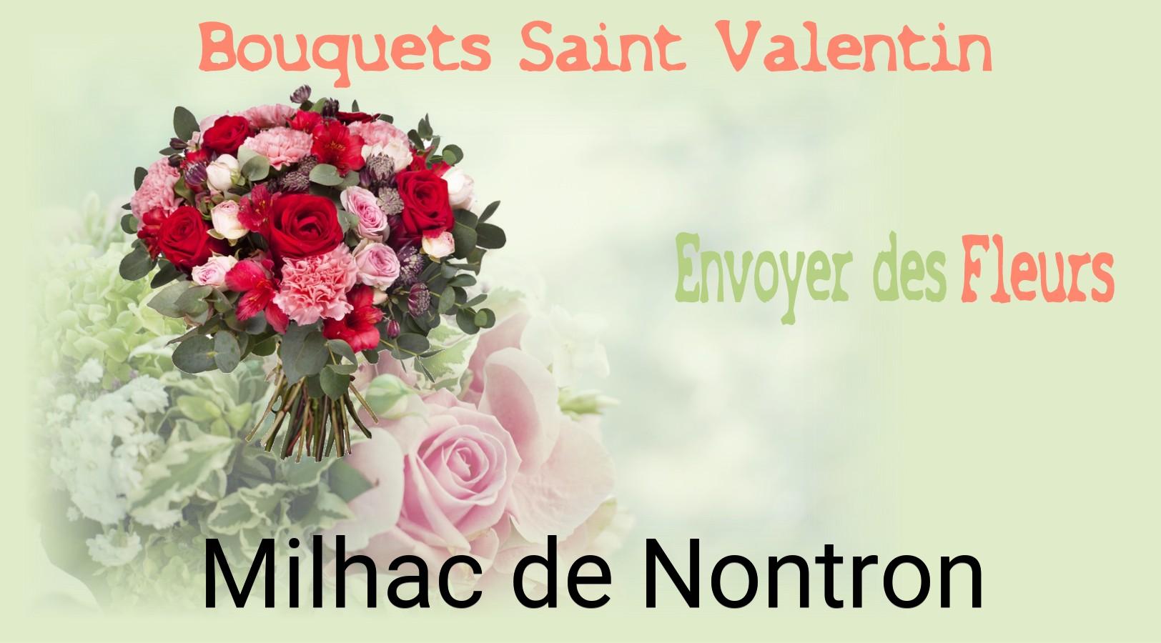 Roses de Saint-Valentin livrées à Milhac-de-Nontron
